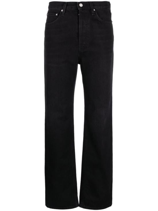 Totême High-Waisted Straight-Leg Denim Pants With Classic Five-Pocket Design