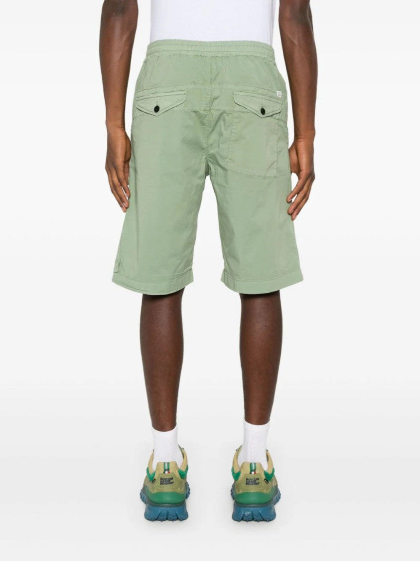 C.P. Company Sage Green Twill Stretch Shorts