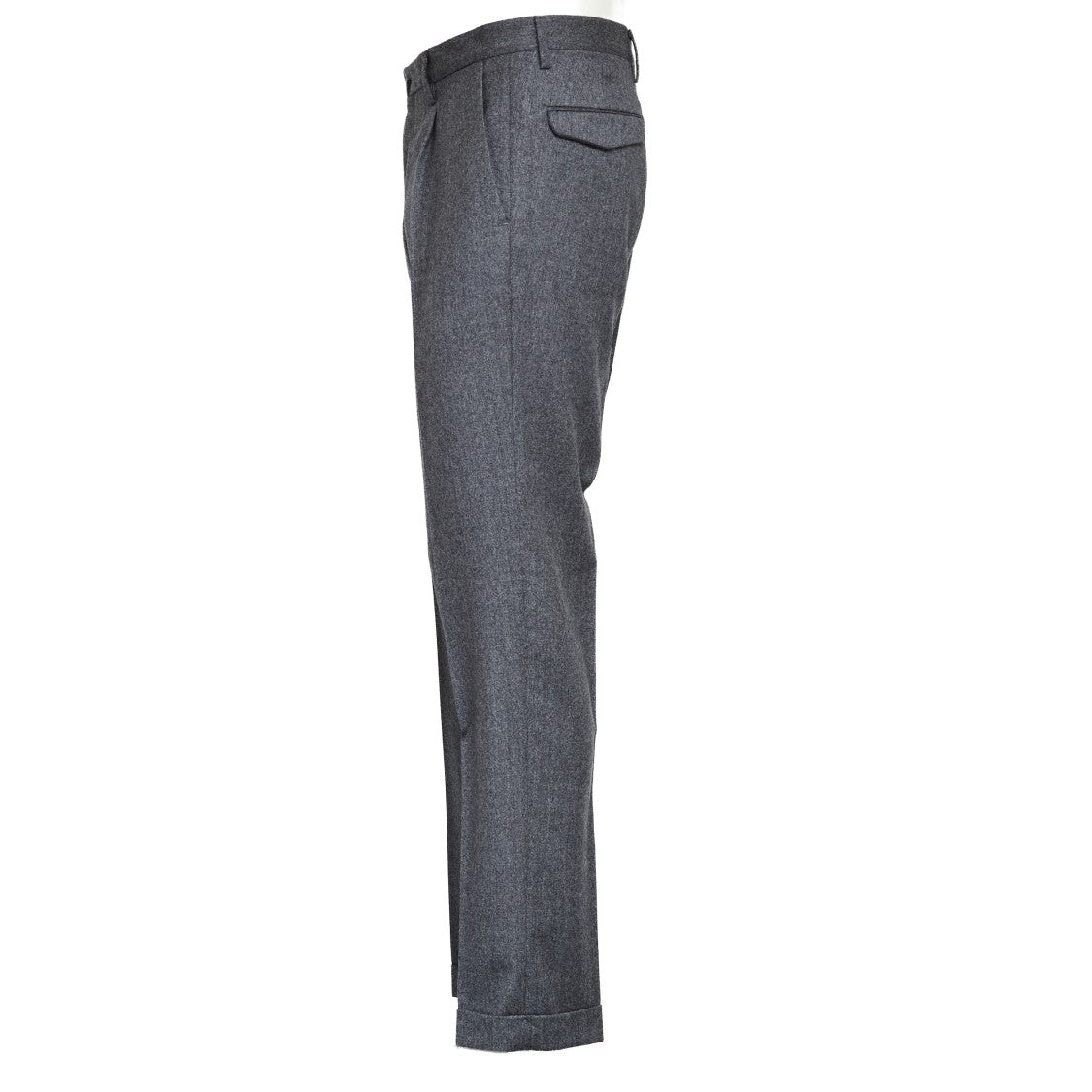 Briglia Tailored Wool Flap Pocket Trousers