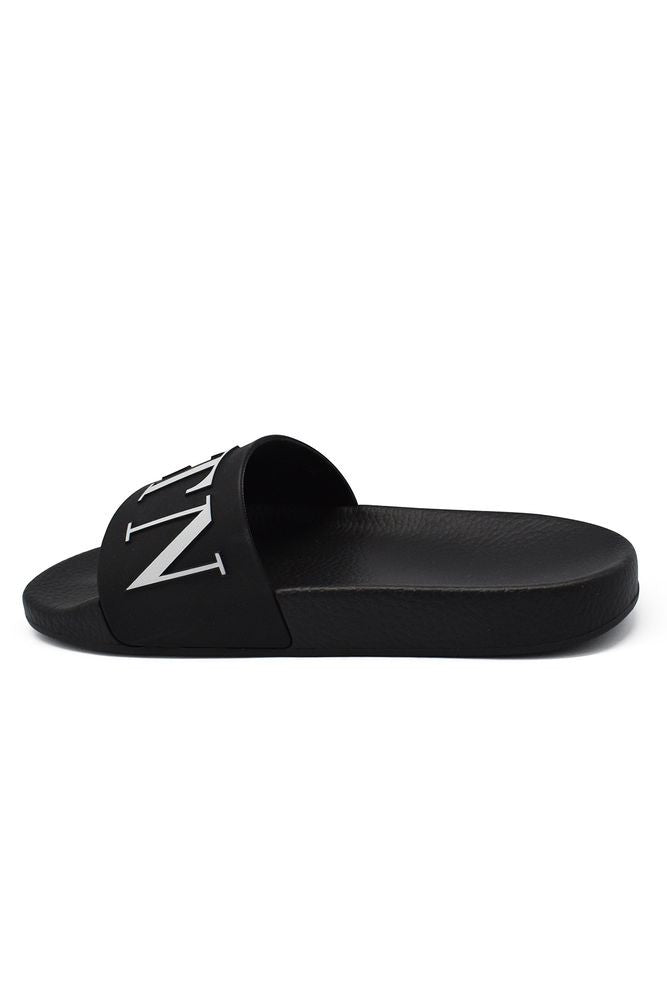 Valentino Garavani Rubber Vltn Flip Flops With Camouflage Sole