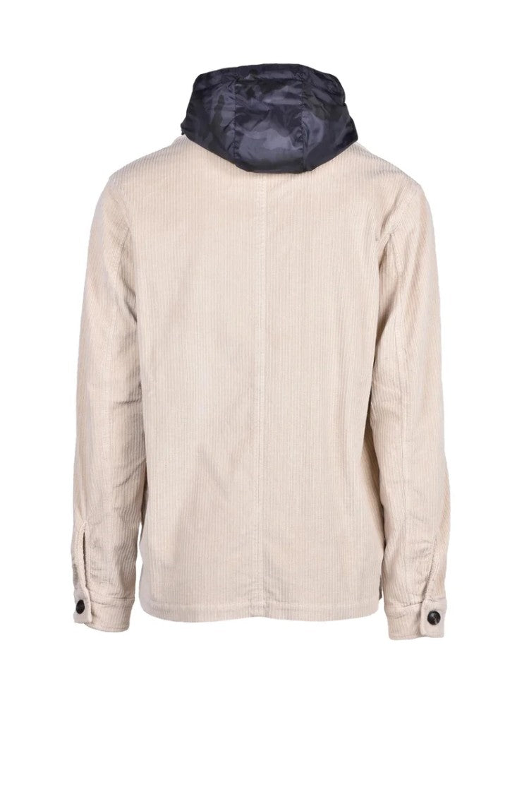 Mason's Velvet Shirt Jacket - Beige