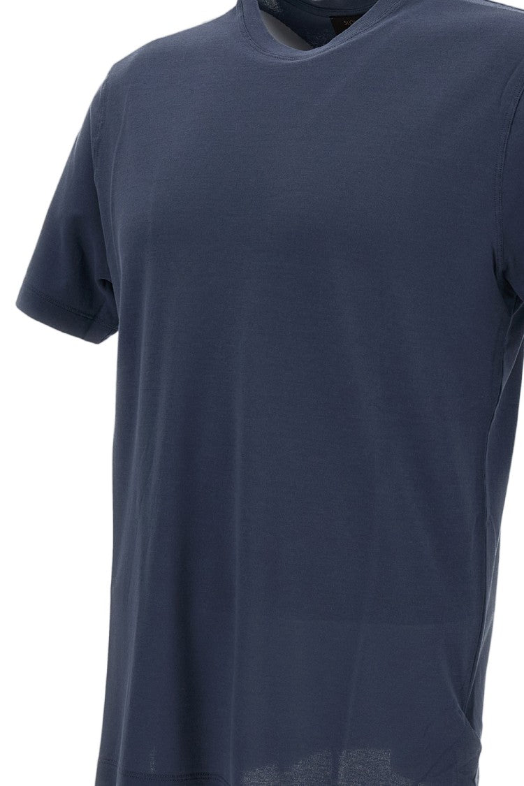 Zanone Crew Neck T-Shirt With Relaxed Fit