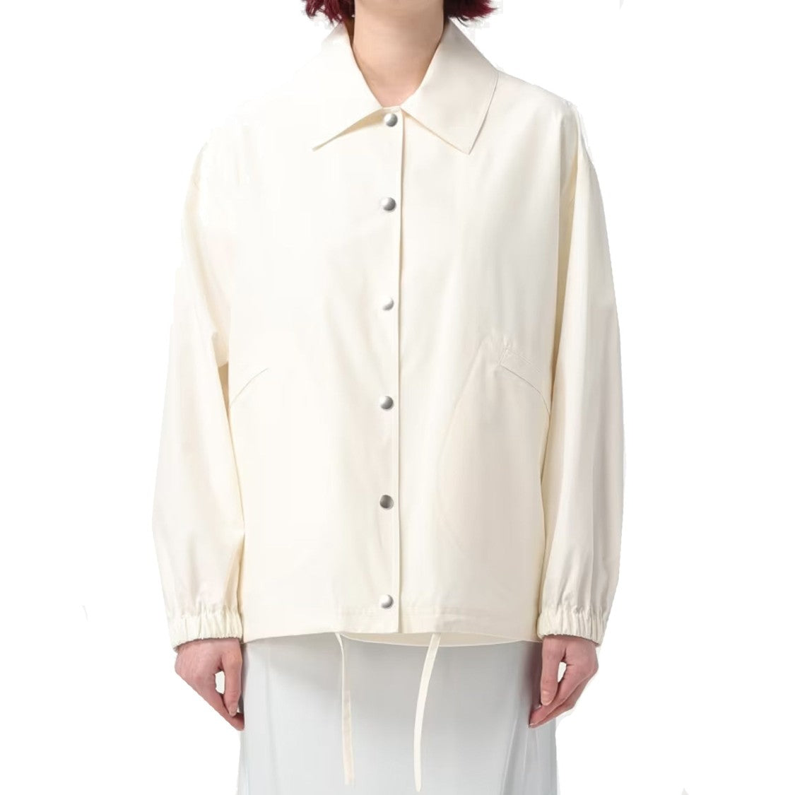 Jil Sander Cotton Jacket With Drawstring Hem