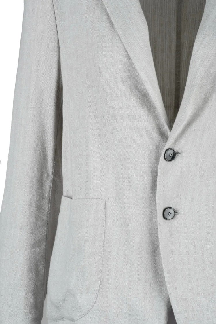 Barena Barena Jacket Viscose Linen - Light Grey