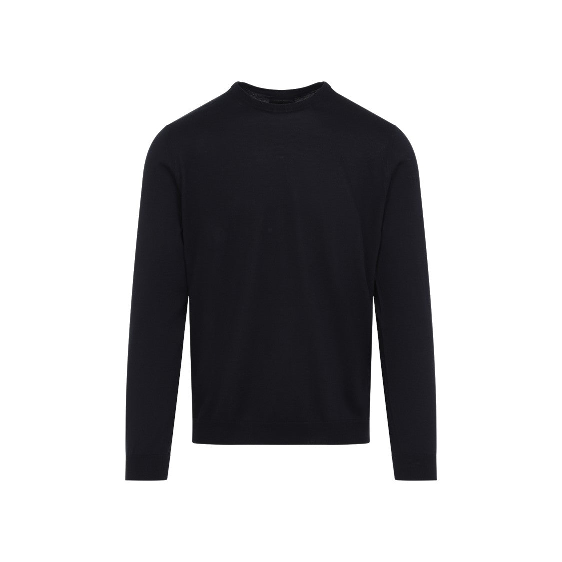 Giorgio Armani Navy-Blue Silk Sweater