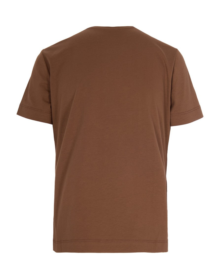 Pinko Short-Sleeve Cotton T-Shirt With Love Birds Logo