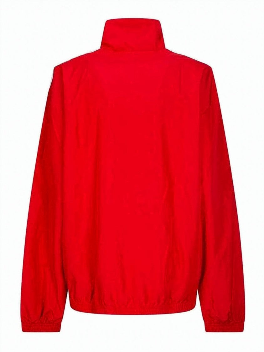 Adidas Red Full-Zip Polyester Jacket