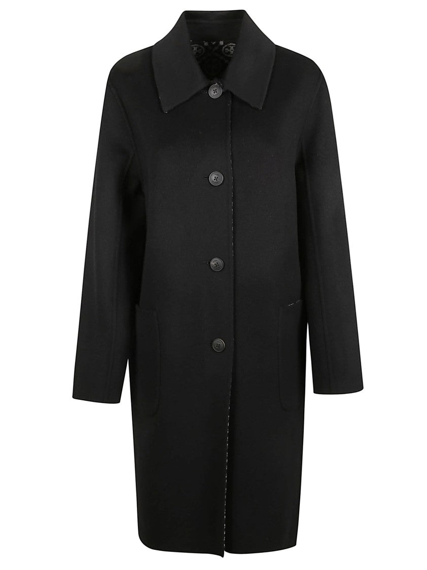 Tory Burch Reversible Double-Faced Wool Coat