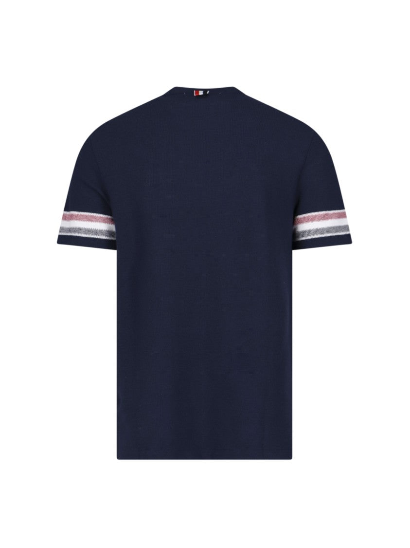 Thom Browne "Textured" T-Shirt – Blue