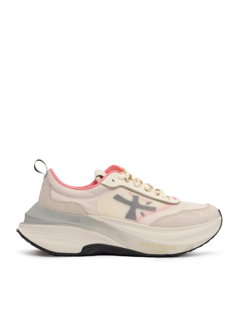 Premiata Sole Sneakers With Contrasting Accents