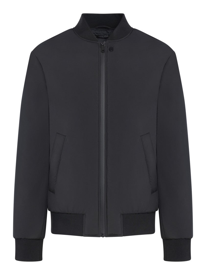 Low Brand Lightweight Padded Bomber Jacket In Matte Nylon