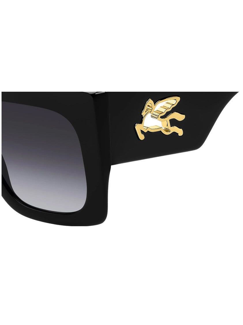 Etro Oversized Cat-Eye Sunglasses With Geometric Frame And Gradient Lenses