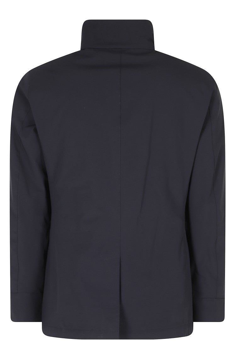 Duno Blue Picot Polyamide Padded Jacket