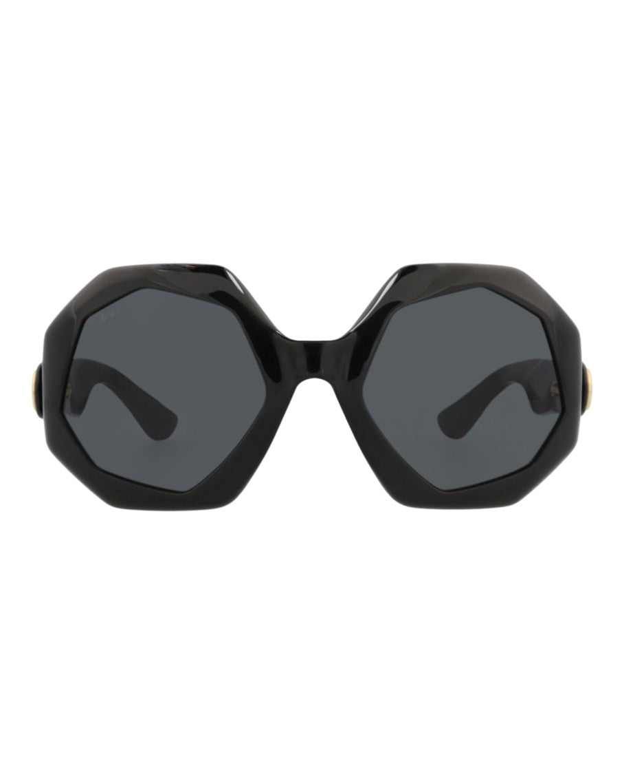 Gucci Round-Frame Injection Sunglasses