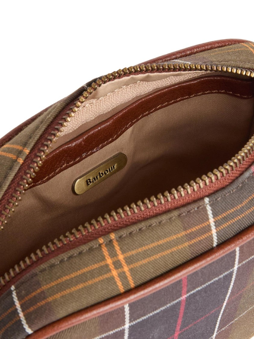 Barbour Daphne Mini Tartan Crossbody Bag With Rounded Edges