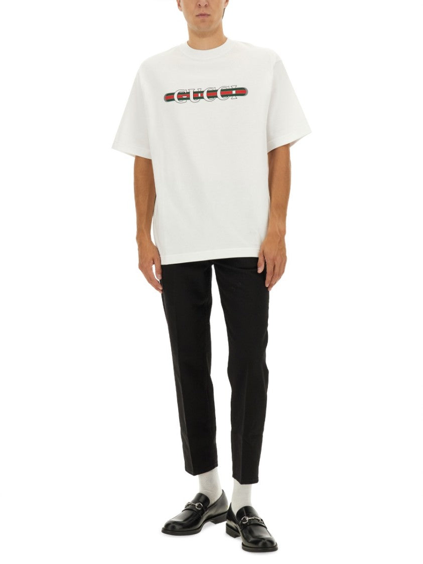Gucci Tailored Slim Fit Pants With Classic Five-Pocket Design