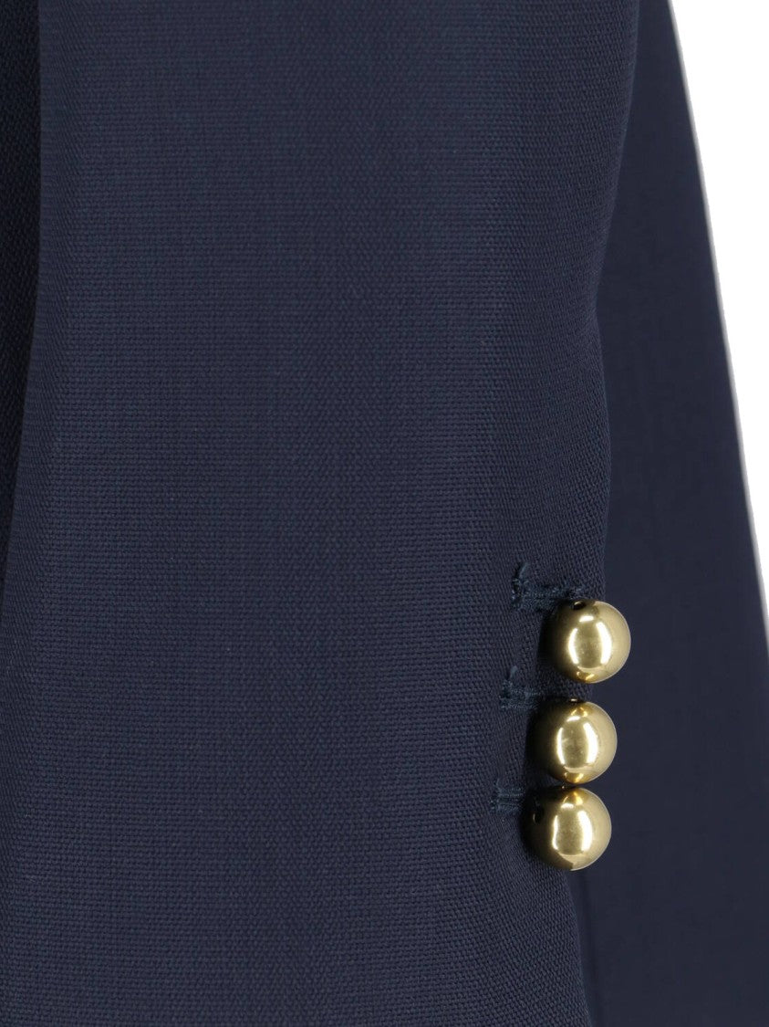 Seafarer Navy Double-Breasted Blazer