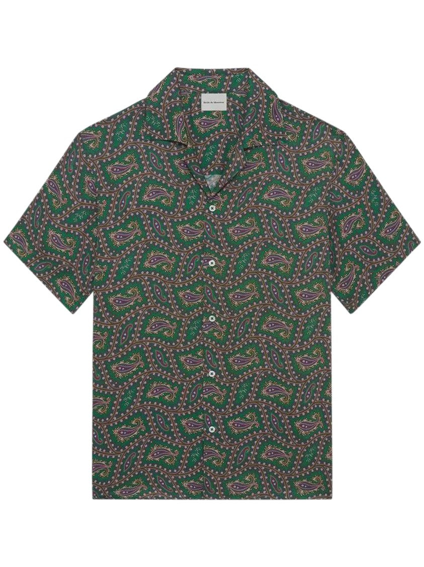 Drôle De Monsieur Intricate Paisley Pattern Shirt