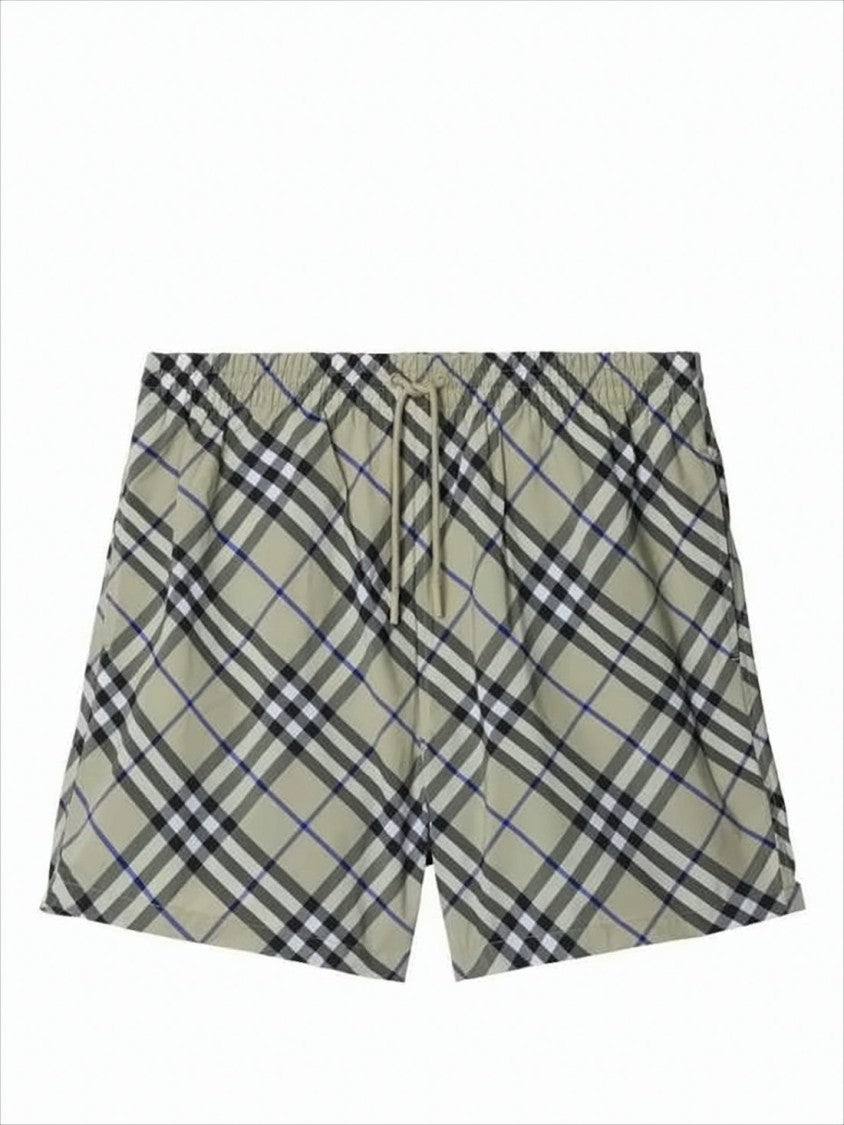 Burberry Classic Check Pattern Shorts