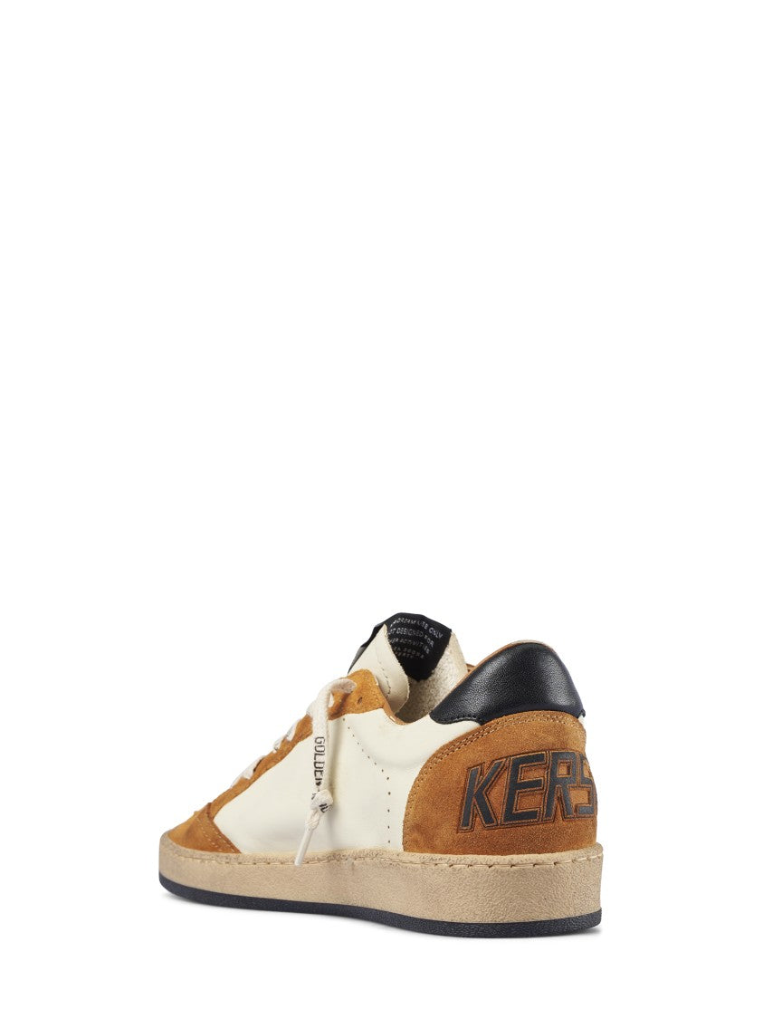 Golden Goose Nappa Leather Sneakers With Suede Overlays And Laminated Star