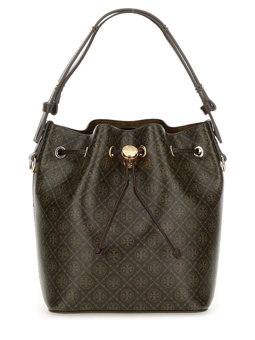 Tory Burch Monogram T Bucket Bag