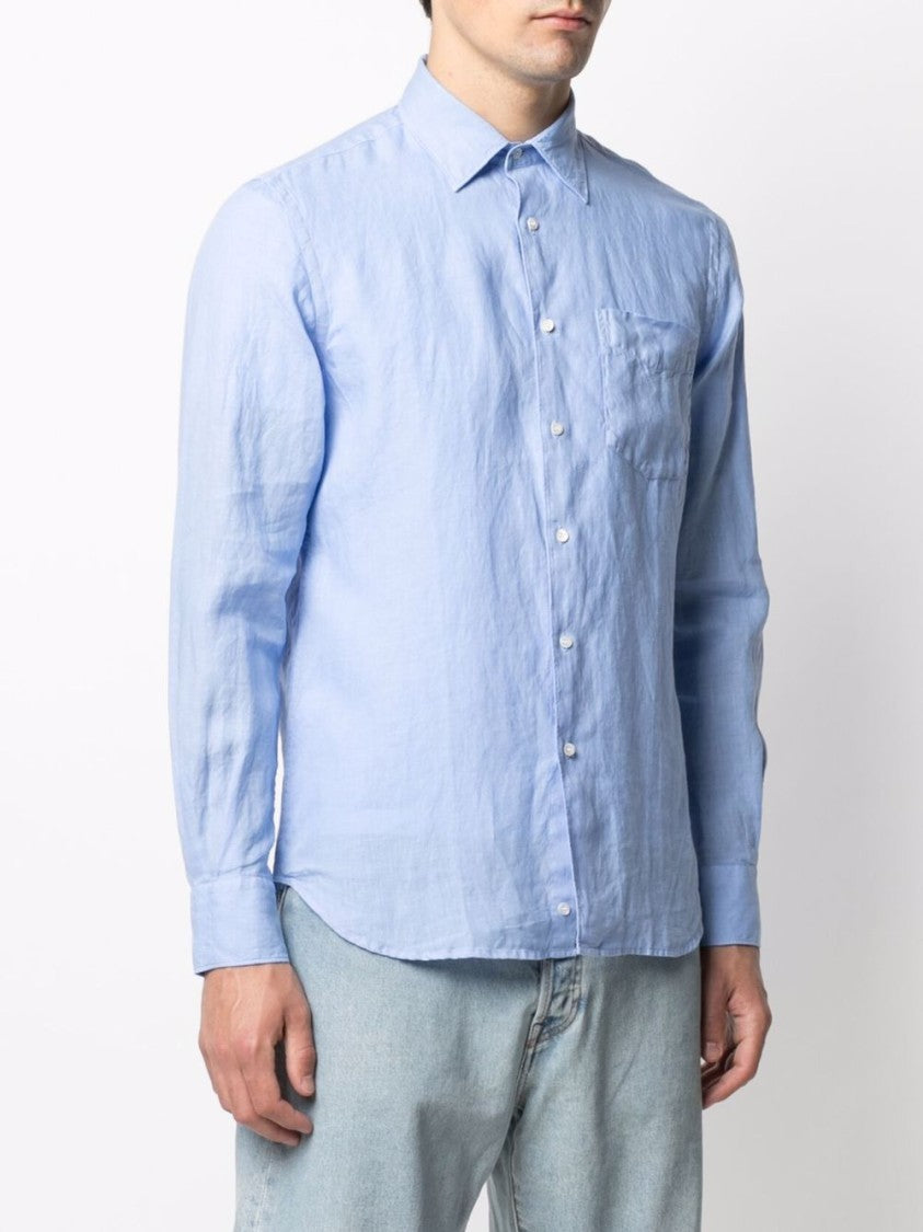 Aspesi Light Linen Shirt With Pocket