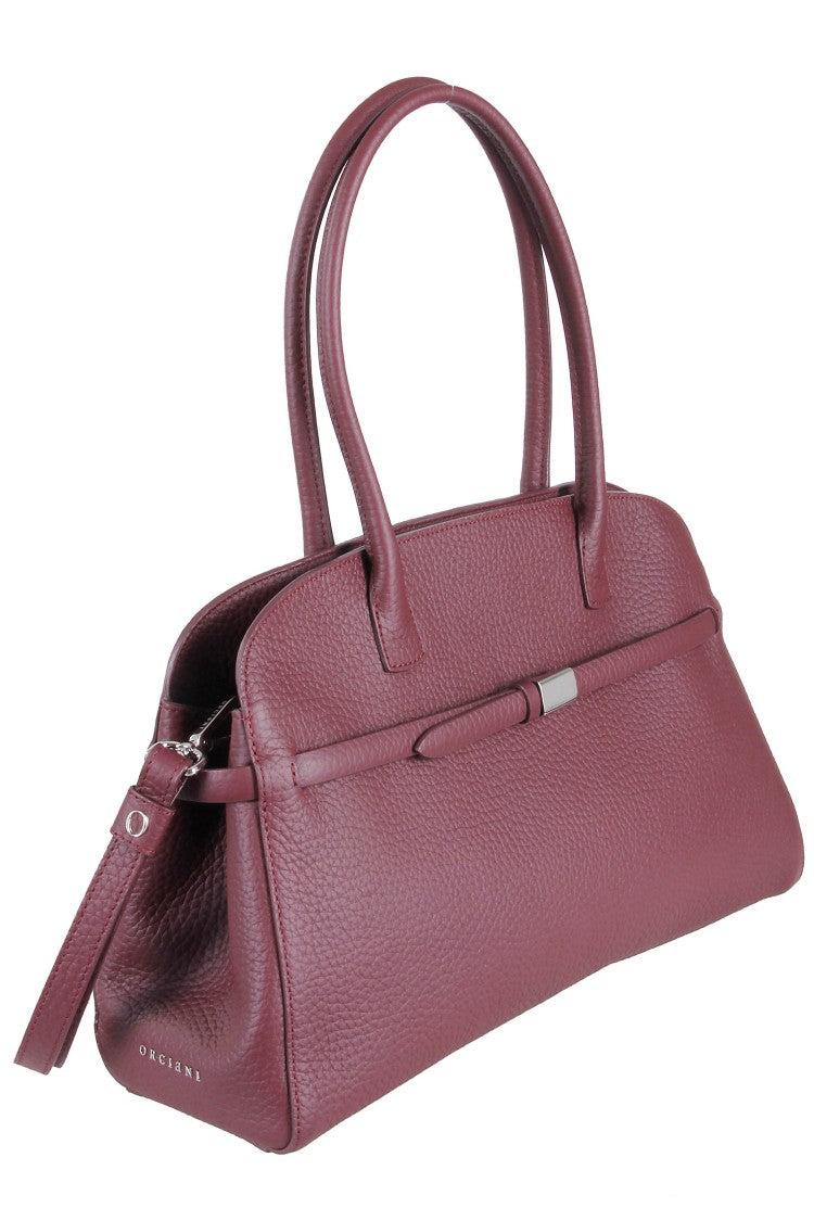 Orciani Textured Leather Aura Handbag