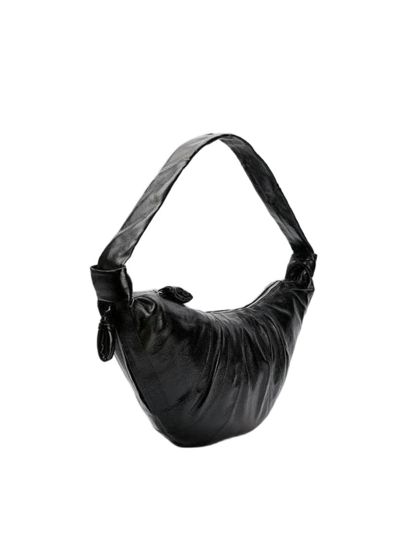 Lemaire Crescent-Shaped Crossbody Bag With Knotted Strap Details