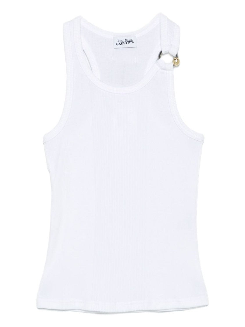 Jean Paul Gaultier Sleeveless White Top