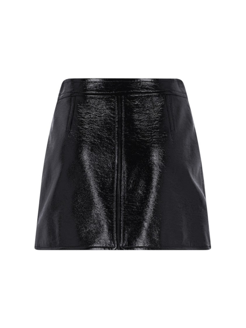 Courrèges "Re Edition" Mini Skirt Black