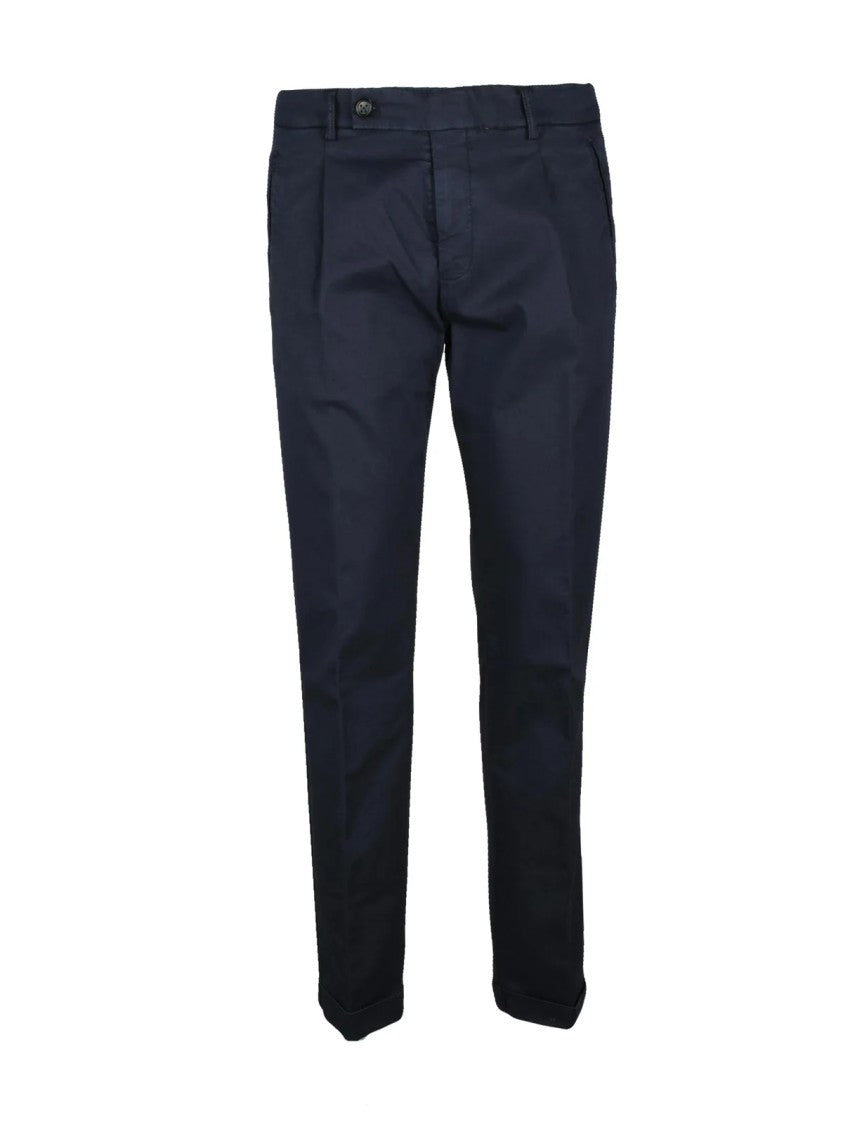 Berwich Cotton Lycra Stretch Trousers With Versatile Design