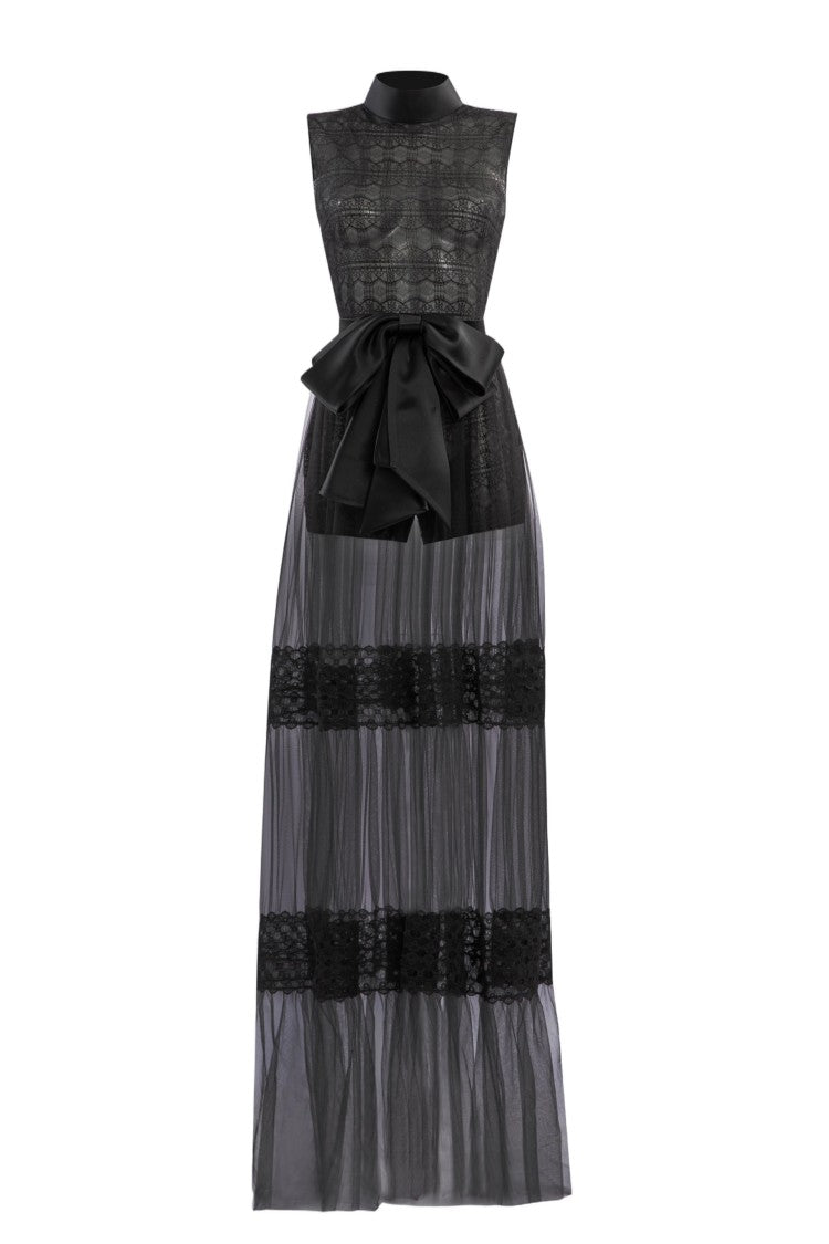 Saiid Kobeisy Lace Long Dress