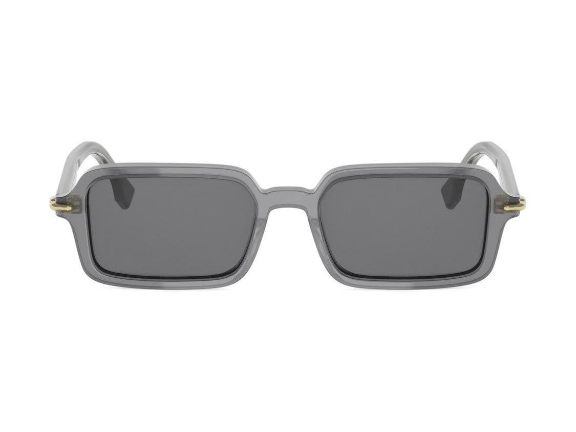 Fendi Fe40174i Gold Detail Oversized Square Sunglasses