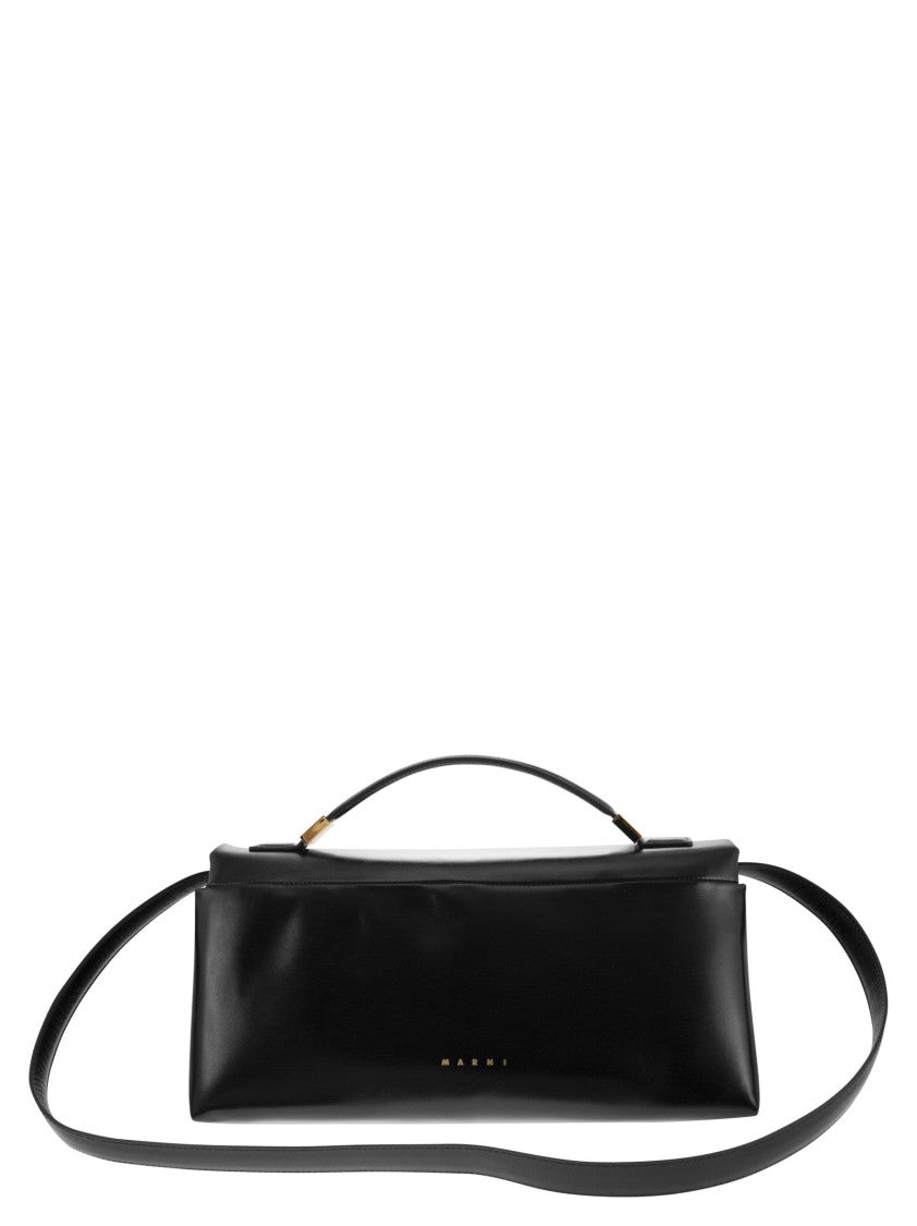 Marni Prisma Leather Handbag