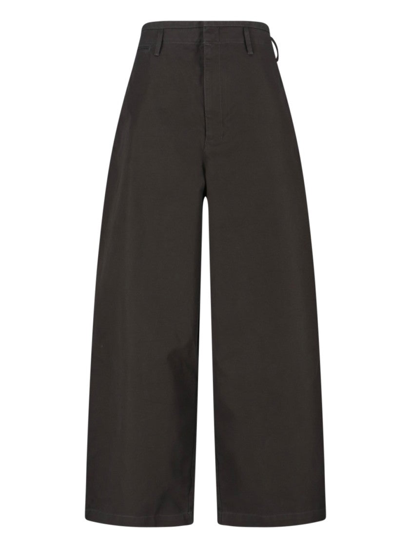 Lemaire Wide-Leg Pants – Brown