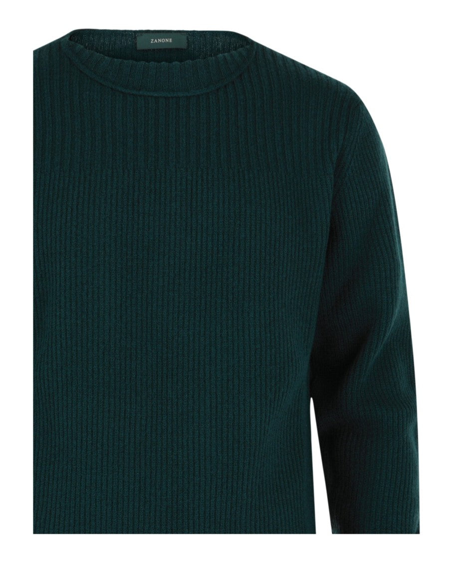 Slowear Zanone Long-Sleeve Cashmere Sweater