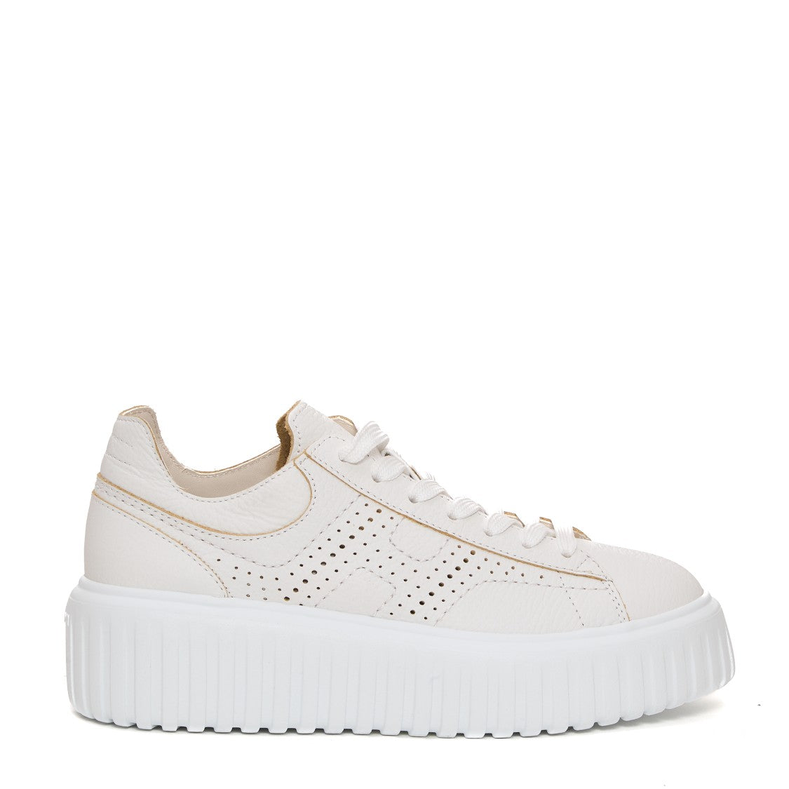 Hogan H Stripes Sneakers With Chunky Platform Sole