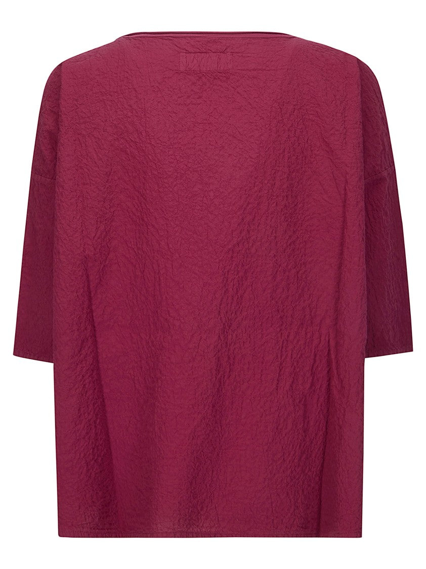 Labo.Art Franca Short Sleeve Crepe Top