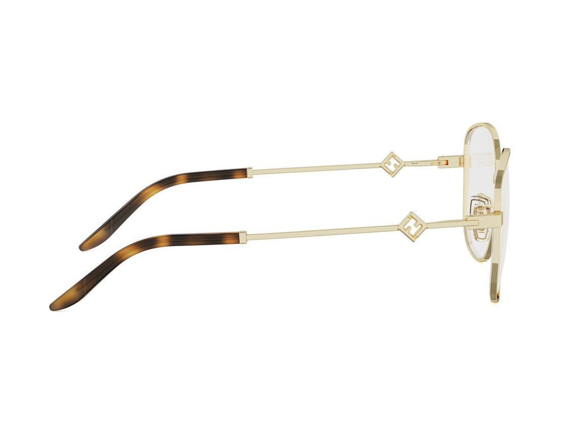 Fendi Fe50151u Large Square Metal Eyeglasses