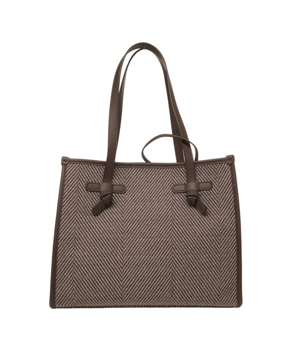 Gianni Chiarini Shopper With Leather Details