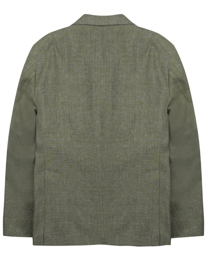 Tagliatore Montecarlo Linen-Cotton Tailored Blazer