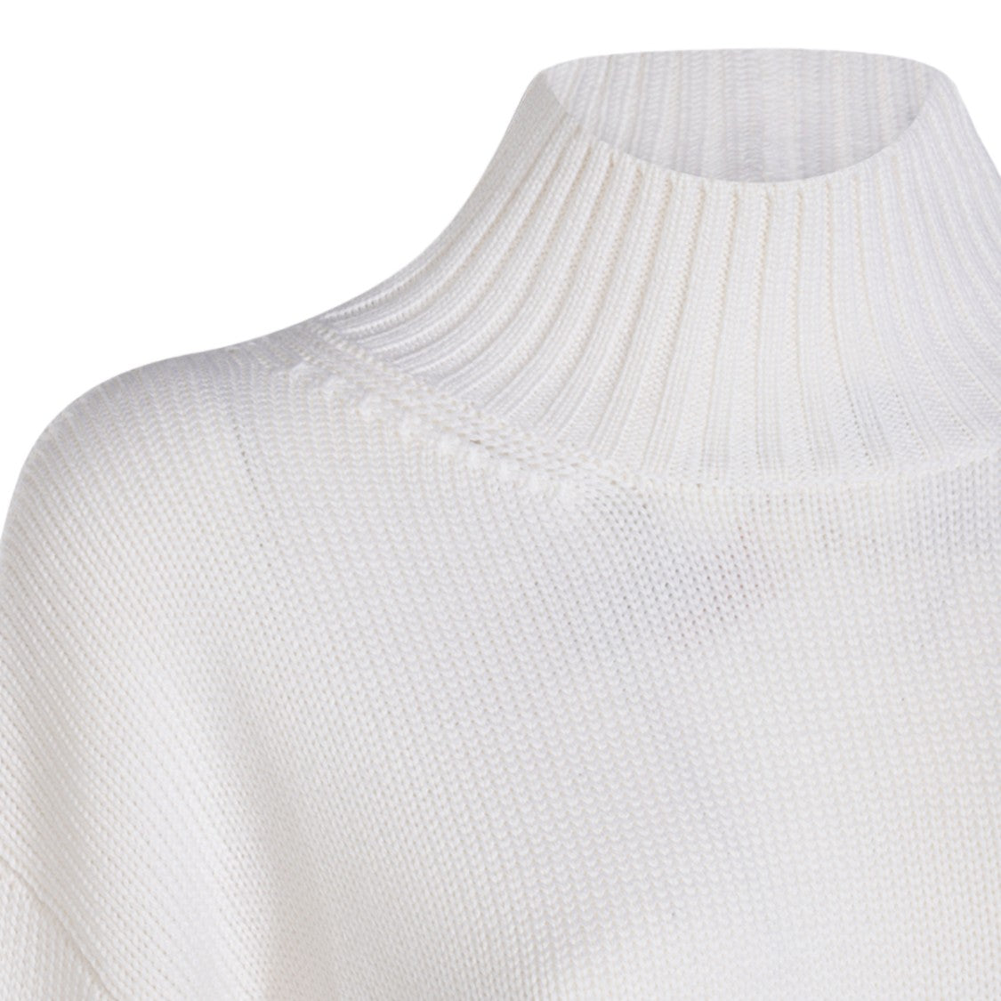 Fabiana Filippi High Ribbed Mock Neck Sweater