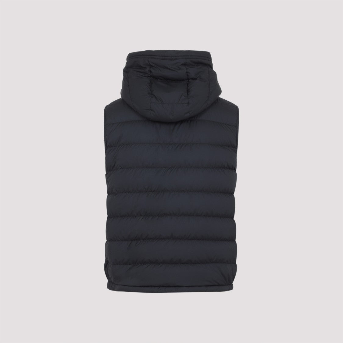 Moncler Quilted Down-Filled Waistcoat With Adjustable Hood