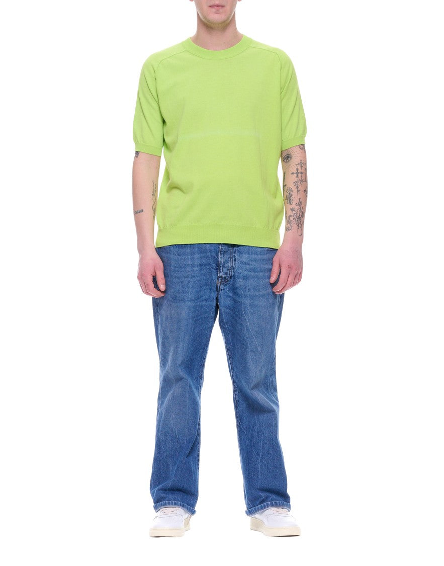 Atomofactory Classic Crew Neck Short Sleeve Cotton T-Shirt