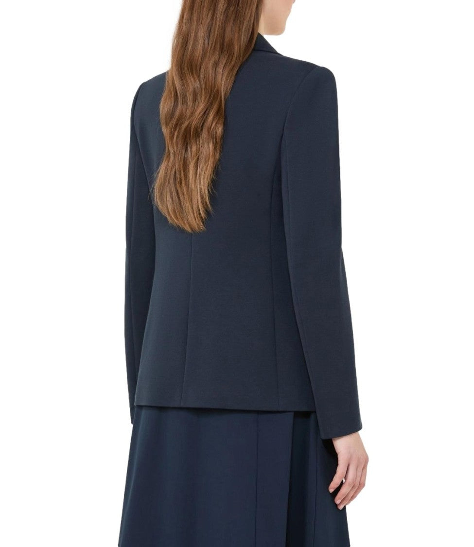 Max Mara Blue Wkdginnasta Cotton Casual Jacket