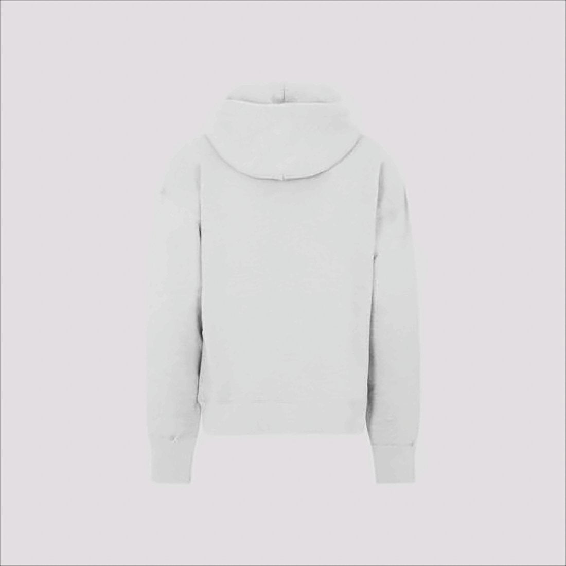 Jil Sander Minimalist Light Grey Cashmere-Cotton Hoodie