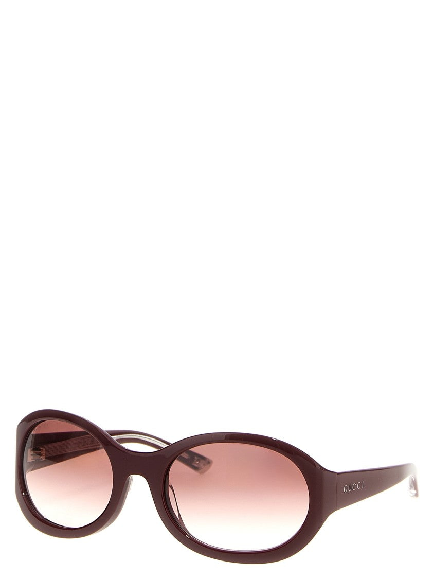 Gucci Red Ancora Sunglasses With Frame