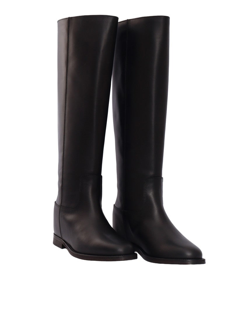 Via Roma 15 St V Media Leather Boots