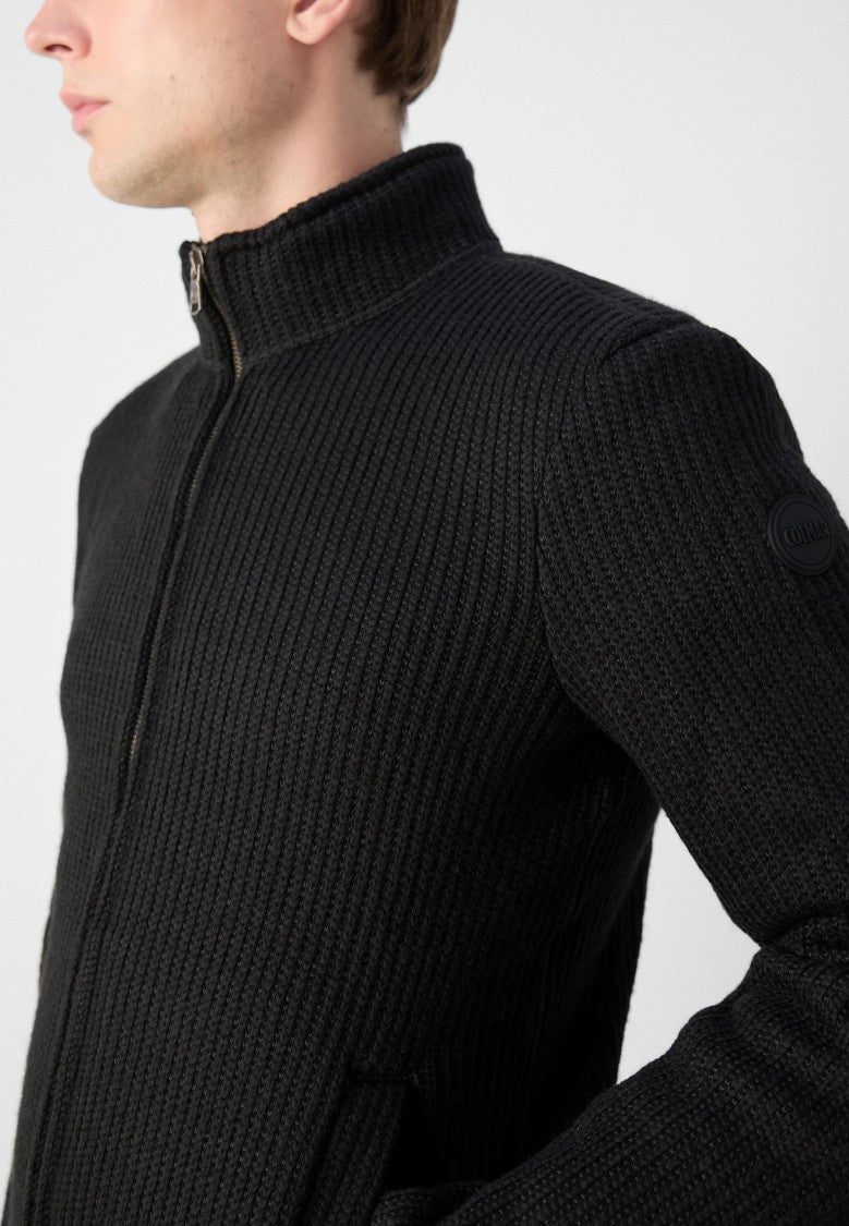 Colmar Originals Ribbed Knit Jacket With Full Zipper