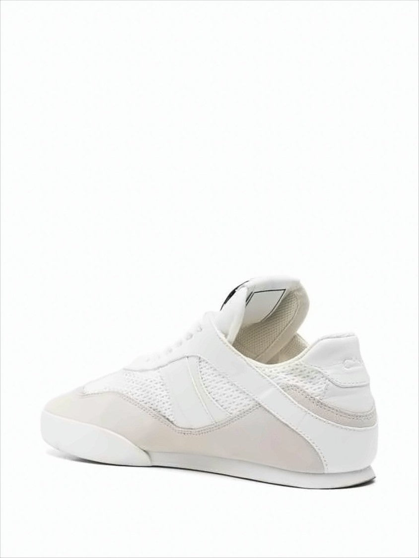 Chloé Low-Profile White Sneakers With Leather